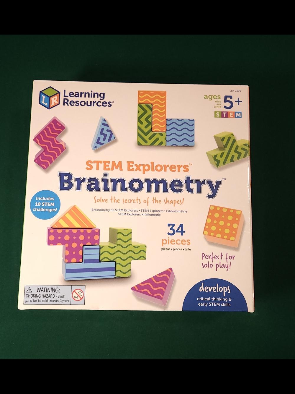 Learning Resources STEM Explorers Brainometry 34 Piece STEM Challenges!